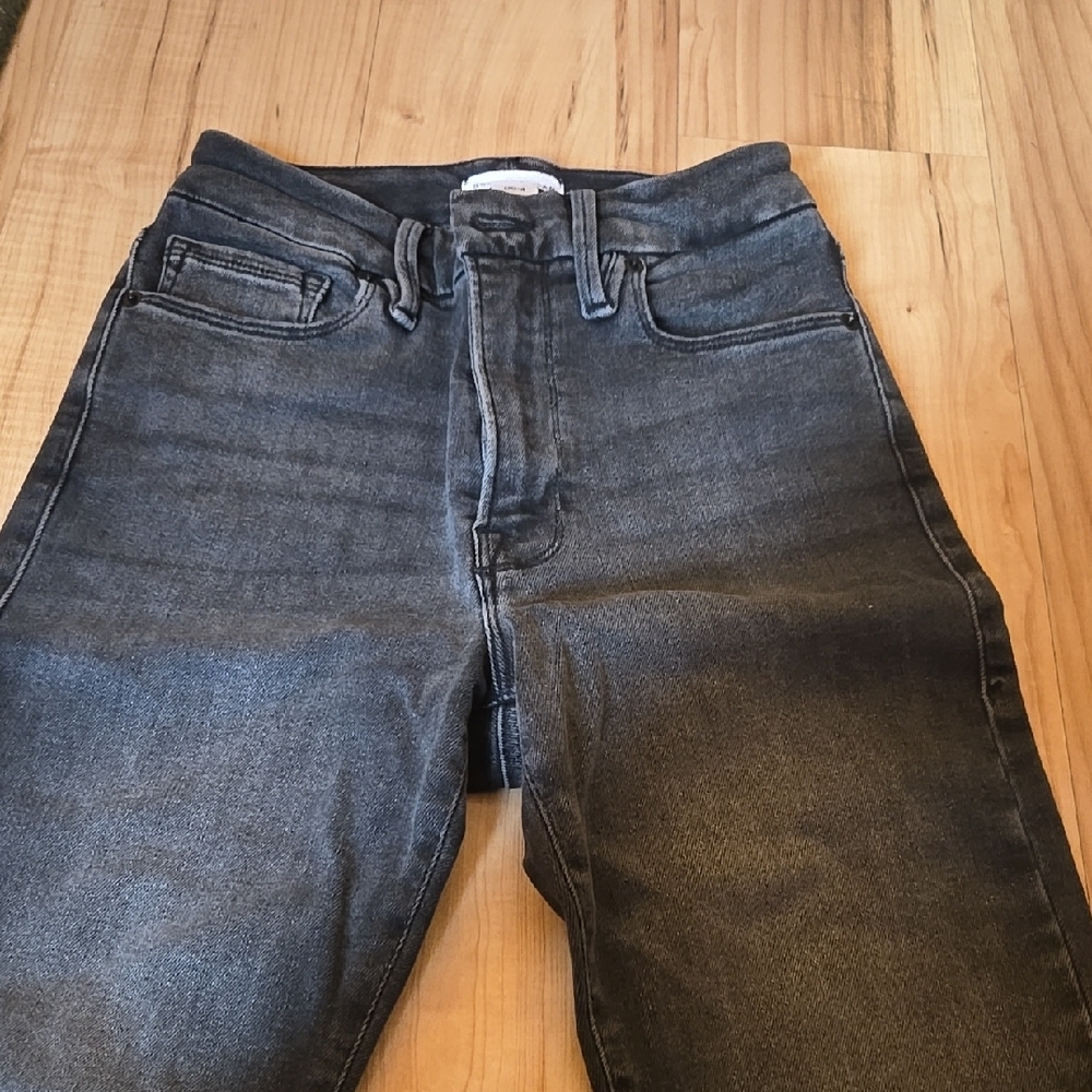 Good American Black Stretch Jeans